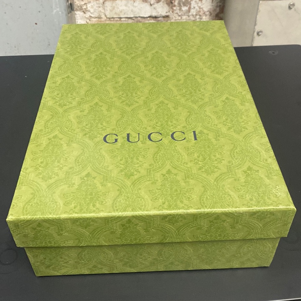 Green Gucci box 15”x10” 4” deep